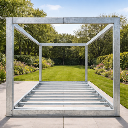 Modular 6x3m Steel Building Structure | Modular Prefabricated  Portable Building Container Frame