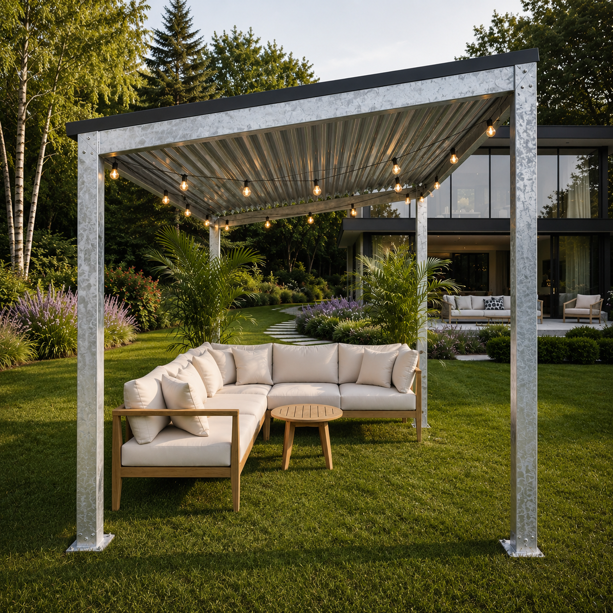 Prefabricated Modular Structure building frame Roof steel Frame System