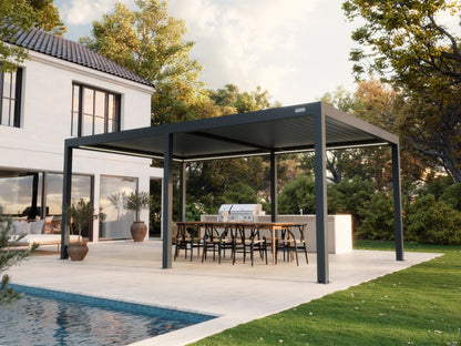 Black Free Standing 4x6 pergola 