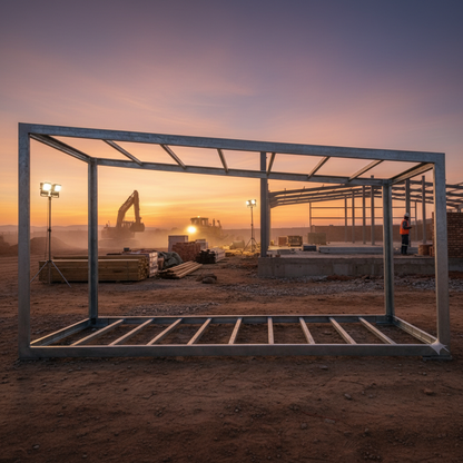 Construction Site Steel Frame